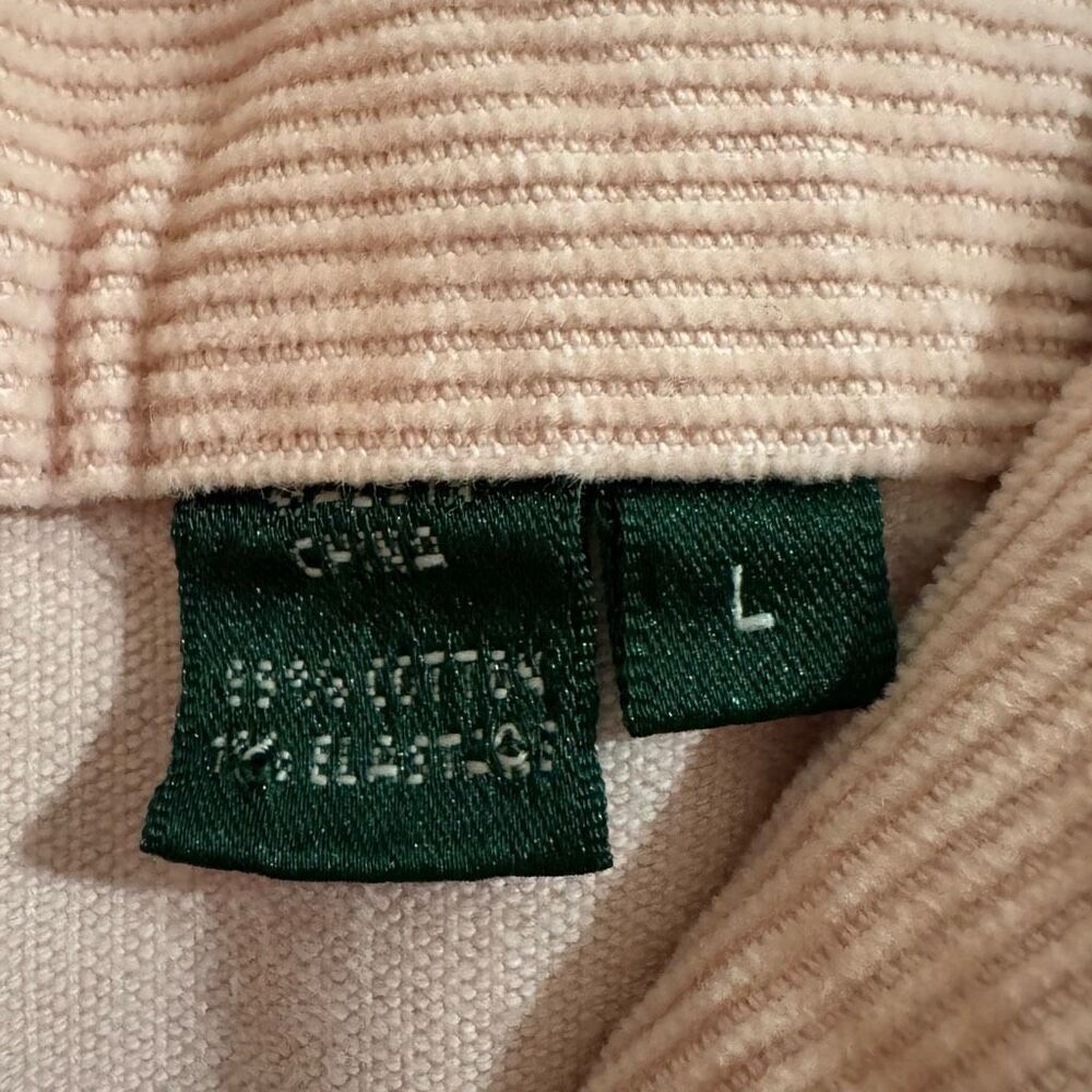 Lauren Jeans Company Ralph Lauren Pink Cotton Corduroy Jacket L - Picture 6 of 6